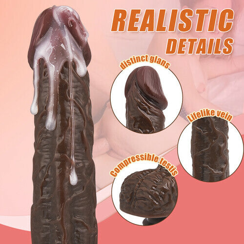 Wild Sensations: 8.93-inch Thrusting Vibrating and Swinging Lifelike Dildo with 8 Customizable Modes